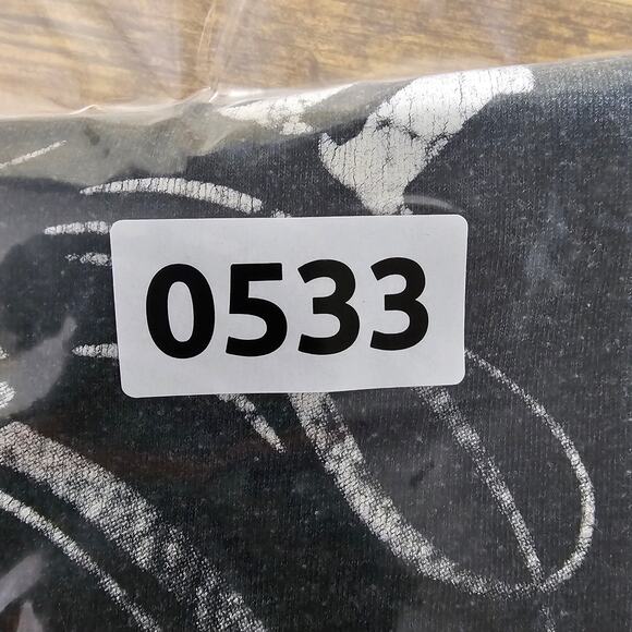 Gray Johnny Cash 50/50 Cotton Poly Blend T-Shirt Man In Black Size Large - Picture 6 of 6